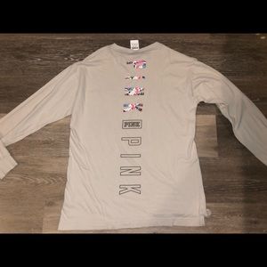 VS pink long sleeve shirt